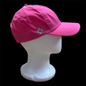 VIMHUE Pink Perforated Crisscross Back Cap Golf Tennis Athletic Womens Sz 57